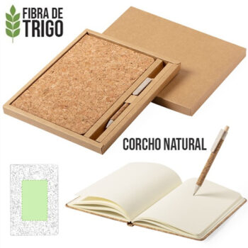 Productos Eco - Set bloc en corcho